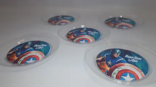 Pratinho para Festas - Capitão Marvel