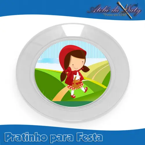Pratinho para Festas - Chapéuzinho Vermelho