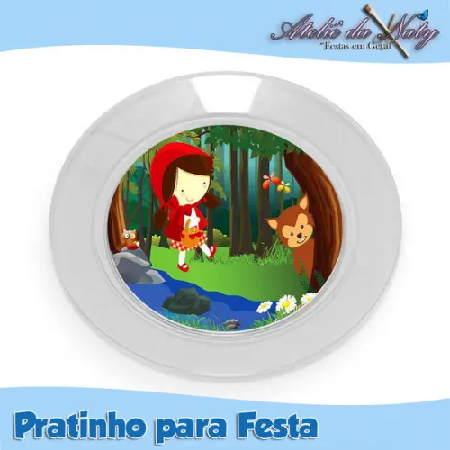 Pratinho para Festas - Chapéuzinho Vermelho
