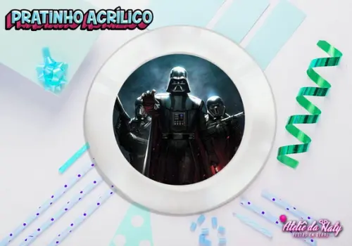 Pratinho para Festas - Darth Vader