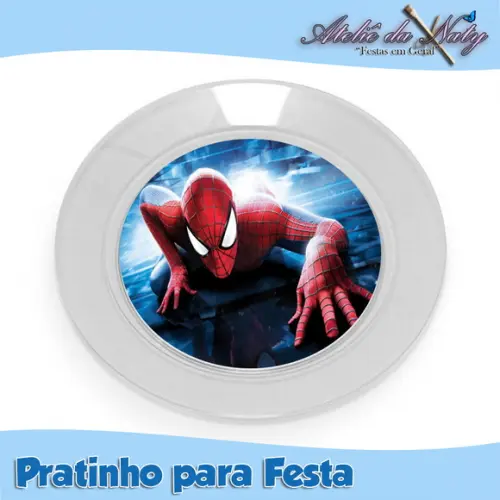 Pratinho para Festas - Homem Aranha