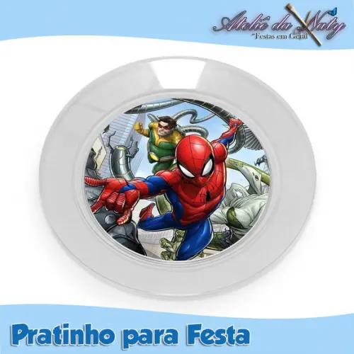 Pratinho para Festas - Homem Aranha