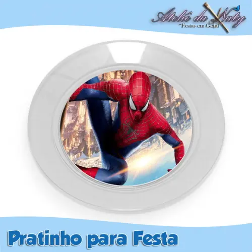 Pratinho para Festas - Homem Aranha
