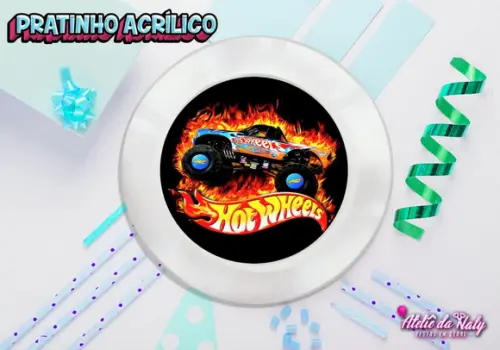 Pratinho para Festas - Hot Wheels