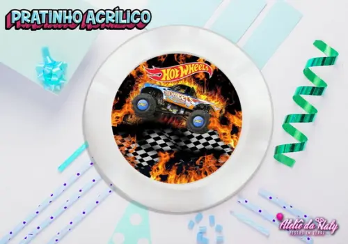 Pratinho para Festas - Hot Wheels