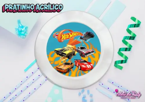 Pratinho para Festas - Hot Wheels