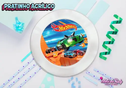 Pratinho para Festas - Hot Wheels
