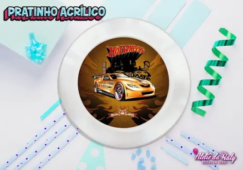 Pratinho para Festas - Hot Wheels