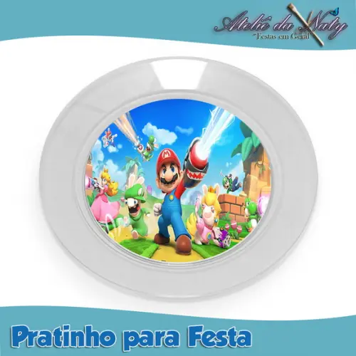Pratinho para Festas - Mario Bros