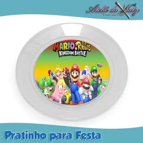 Pratinho para Festas - Mario Bros