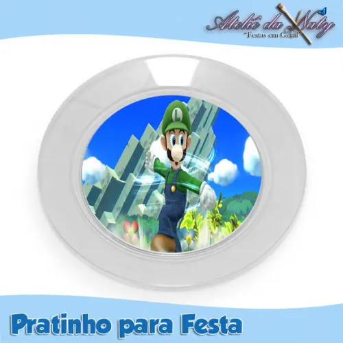 Pratinho para Festas - Mario Bros
