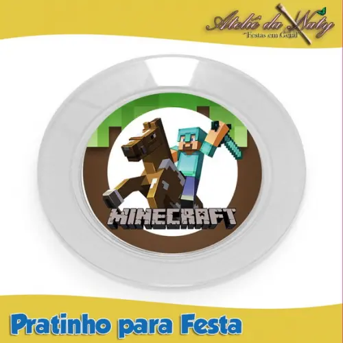 Pratinho para Festas - Minecraft