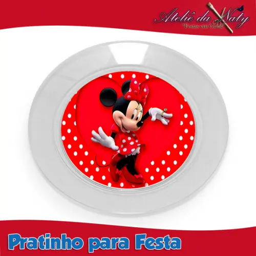 Pratinho para Festas - Minnie Mouse