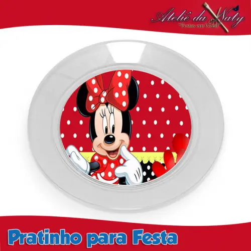 Pratinho para Festas - Minnie Mouse