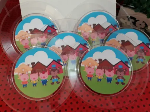 Pratinho para Festas - Os Três Porquinhos