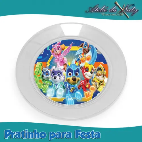 Pratinho para Festas - Patrulha Canina