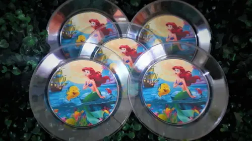 Pratinho para Festas - Pequena Sereia