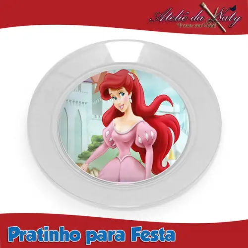 Pratinho para Festas - Pequena Sereia