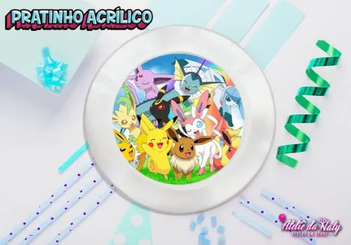 Pratinho para Festas - Pokémon