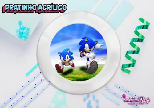 Pratinho para Festas - Sonic
