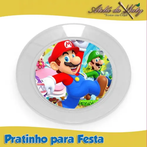 Pratinho para Festas - Super Mario