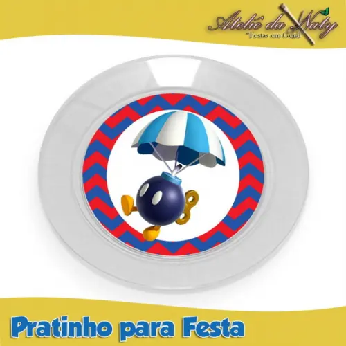 Pratinho para Festas - Super Mario