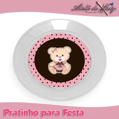 Pratinho para Festas - Ursinha