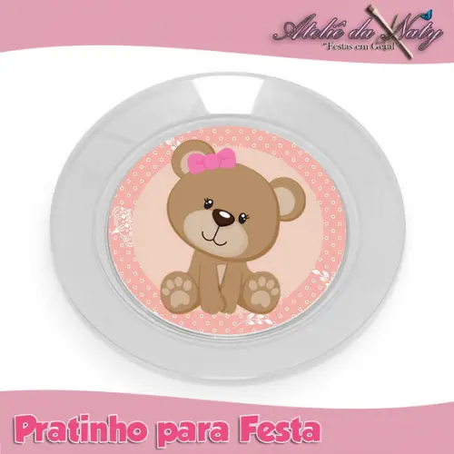 Pratinho para Festas - Ursinha