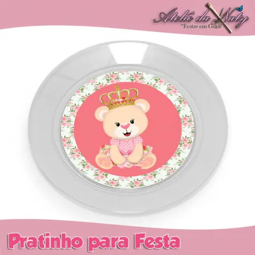 Pratinho para Festas - Ursinha