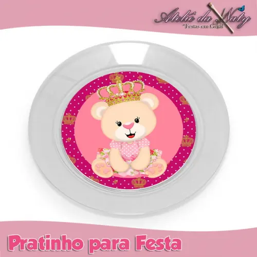 Pratinho para Festas - Ursinha