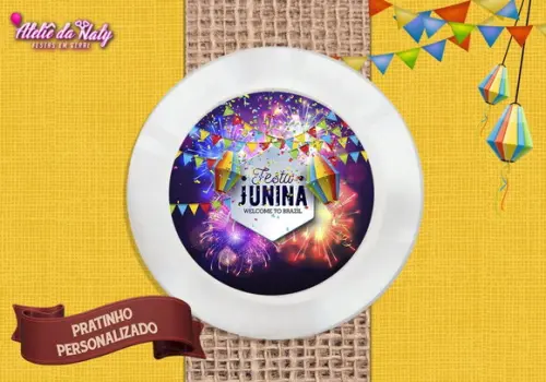 Pratinho Personalizado - Festa Junina
