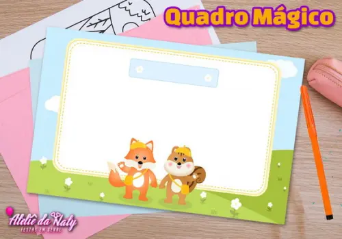 Quadro Mágico - Bichinhos
