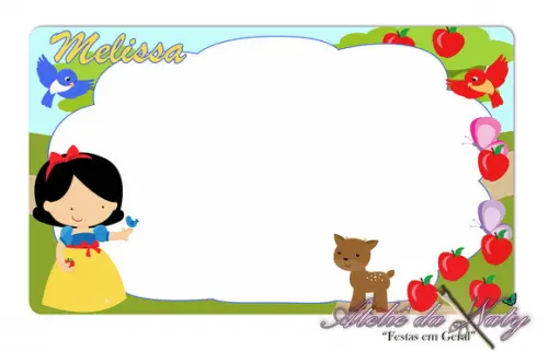Quadro Mágico - Branca de Neve.