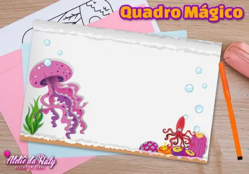 Quadro Mágico - Fundo do Mar