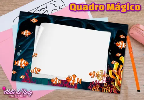 Quadro Mágico - Fundo do Mar