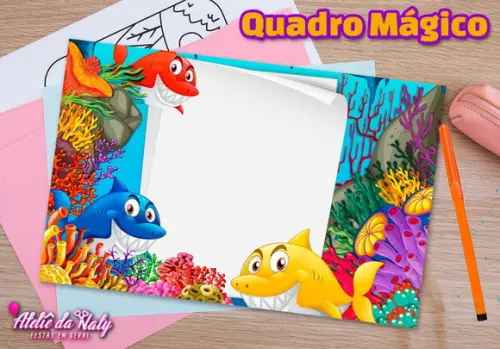 Quadro Mágico - Fundo do Mar
