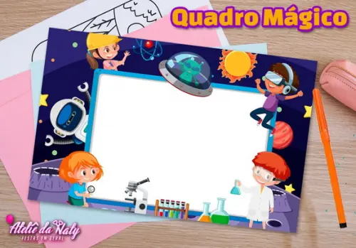 Quadro Mágico - Galáxia