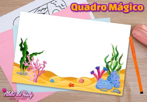 Quadro Mágico - Fundo do Mar
