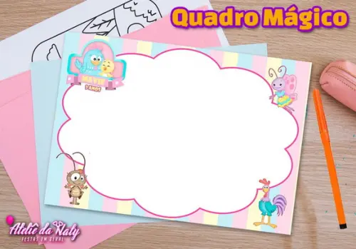 Quadro Mágico - Galinha Pintadinha