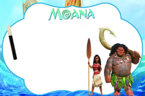 Quadro Mágico - Moana