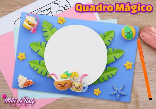 Quadro Mágico - Praia