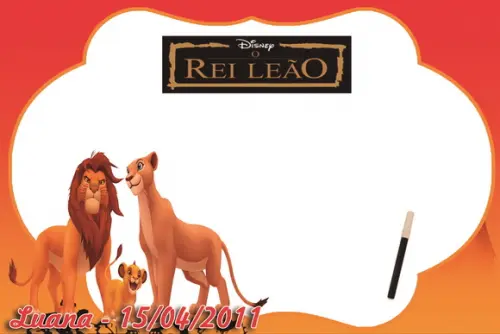 Quadro Mágico - Rei Leão