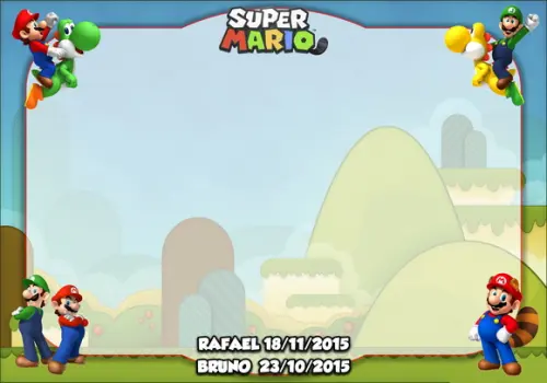 Quadro Mágico - Super Mario