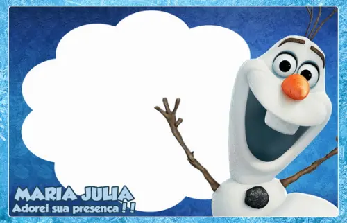 Quadro Mágico Personalizado - "Frozen"