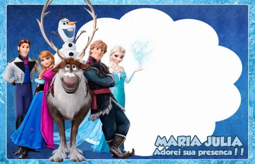 Quadro Mágico Personalizado - "frozen"