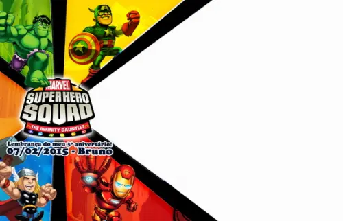 Quadro Mágico - Vingadores
