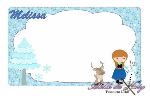 Quadro Mágico Personalizado - Frozen