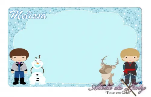 Quadro Mágico Personalizado - Frozen