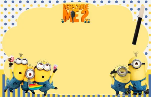 Quadro Mágico Personalizado - Minions