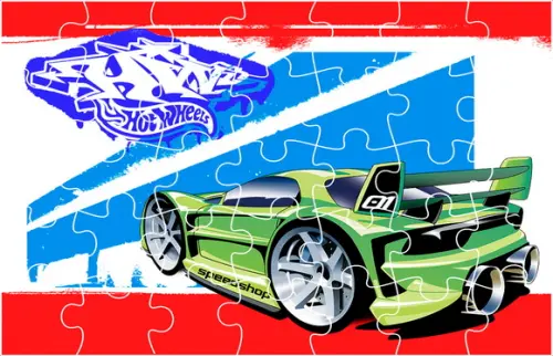 Quebra Cabeça - Hot Wheels